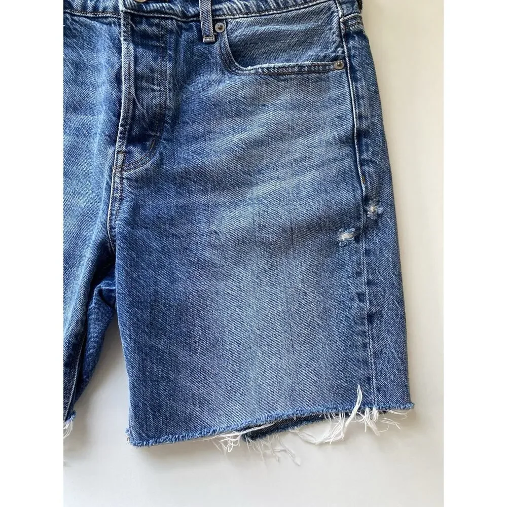 American Eagle Outfitters 100% Cotton Tomgirl Bermuda Denim Shorts Woman’s SZ 6